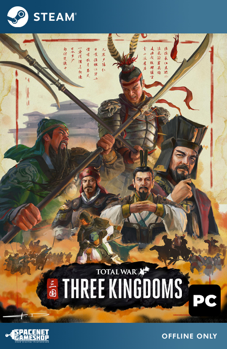 Total War: Three Kingdoms + DLC Steam [Offline Only]